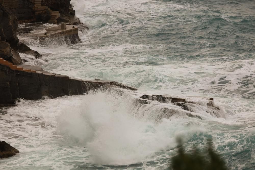 Incidentes por el temporal este domingo