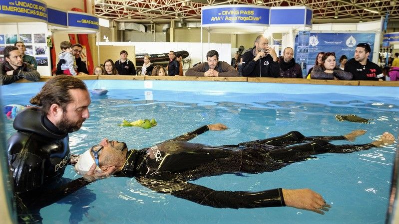 Imagen de archivo del Mediterranean Diving Show de Cornellà.