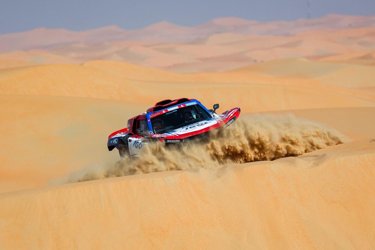 233 VITSE Simon (fra), DELFINO Max (fra), MD, Solurent MD Rallye Sport, Ultimate, action during the Stage 10 of the Dakar 2025 on January 15, 2025 between Haradh and Subaytah, Saudi Arabia - Photo Florent Gooden / DPPI AFP7 15/01/2025 ONLY FOR USE IN SPAIN. FLORENT GOODEN / DPPI Media / AFP7 / Europa Press;Auto;DAKAR;Motorsport;rally;RALLY-RAID;SAUDI ARABIA;DAKAR 2025 - STAGE 10;
