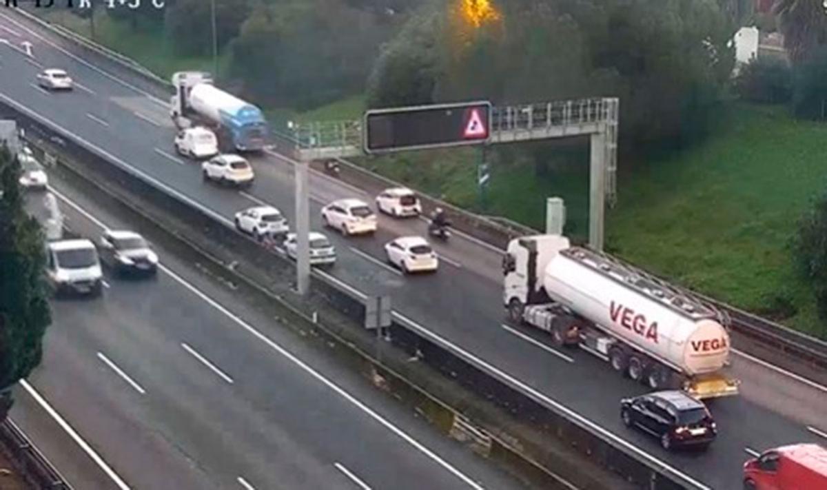 Imagen del accidente.