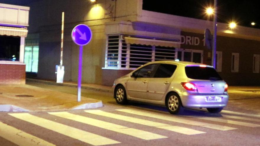 El vehicle en el que Forcadell va entrar a Alcalá-Meco.