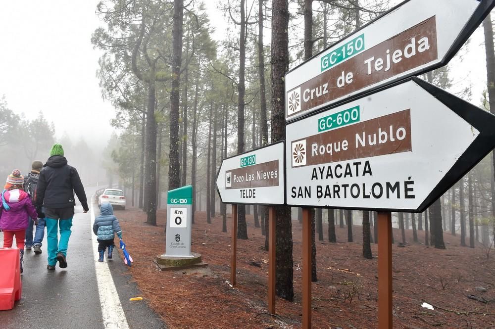 Nieve en Gran Canaria (01/02/2018)