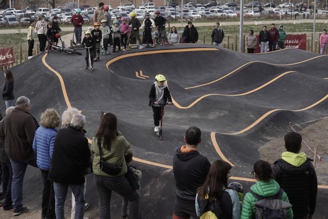 L'acte inaugural de la nova pista de pump track de Gironella, en imatges