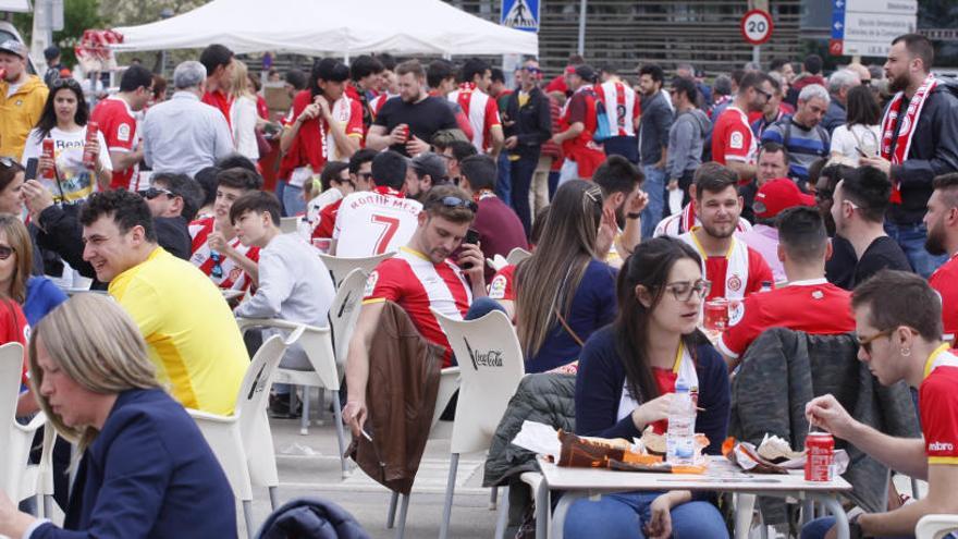 Una fan-zone per ambientar la prèvia del partit de diumenge