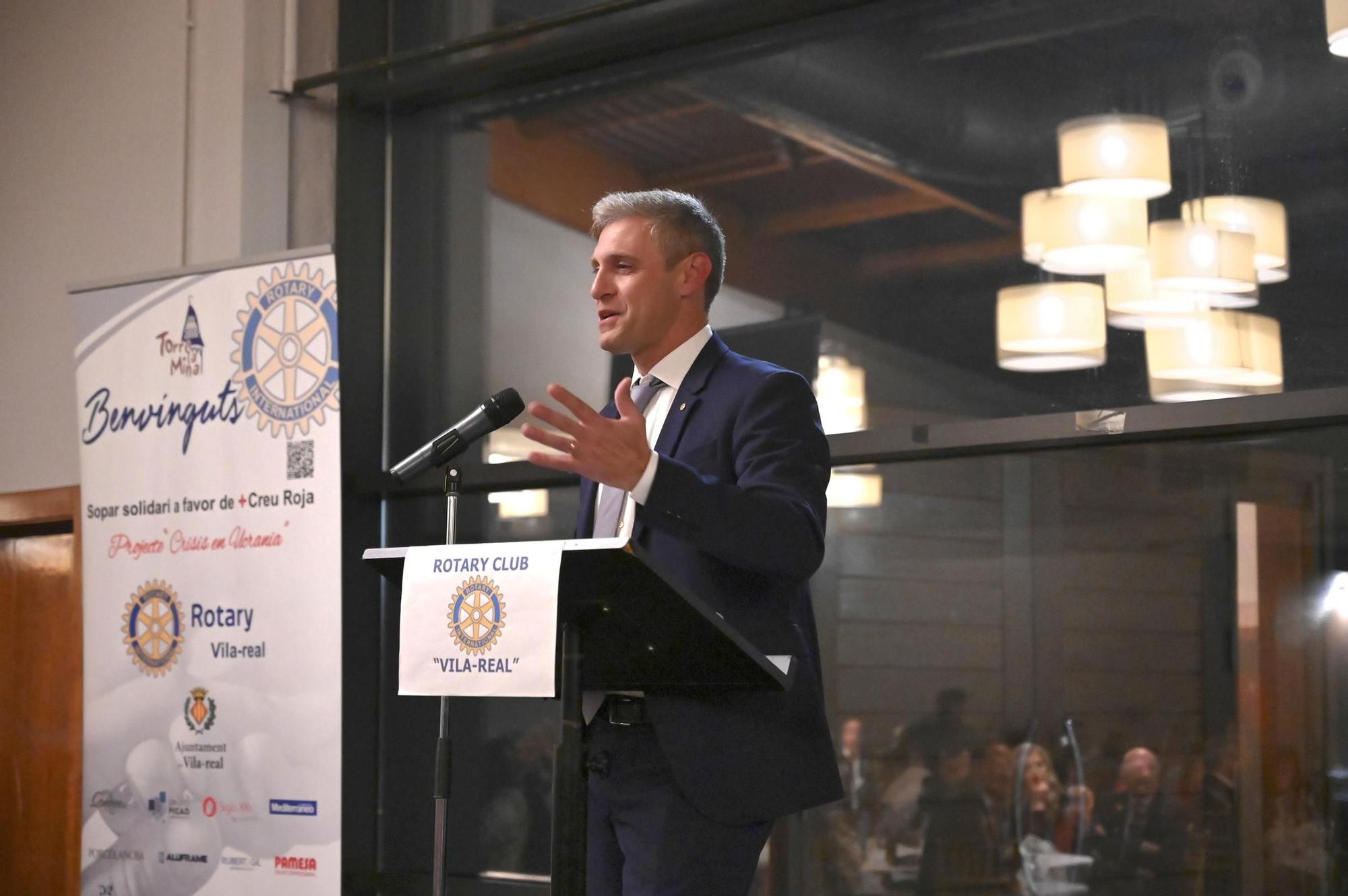 Las mejores fotos de la cena solidaria del Rotary Club Vila-real