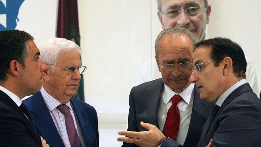 Bendodo, Sánchez Domínguez, De la Torre y De Lara.