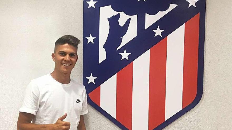 Óscar Pinchi se incorpora al filial del Atlético tras dejar el Fabril