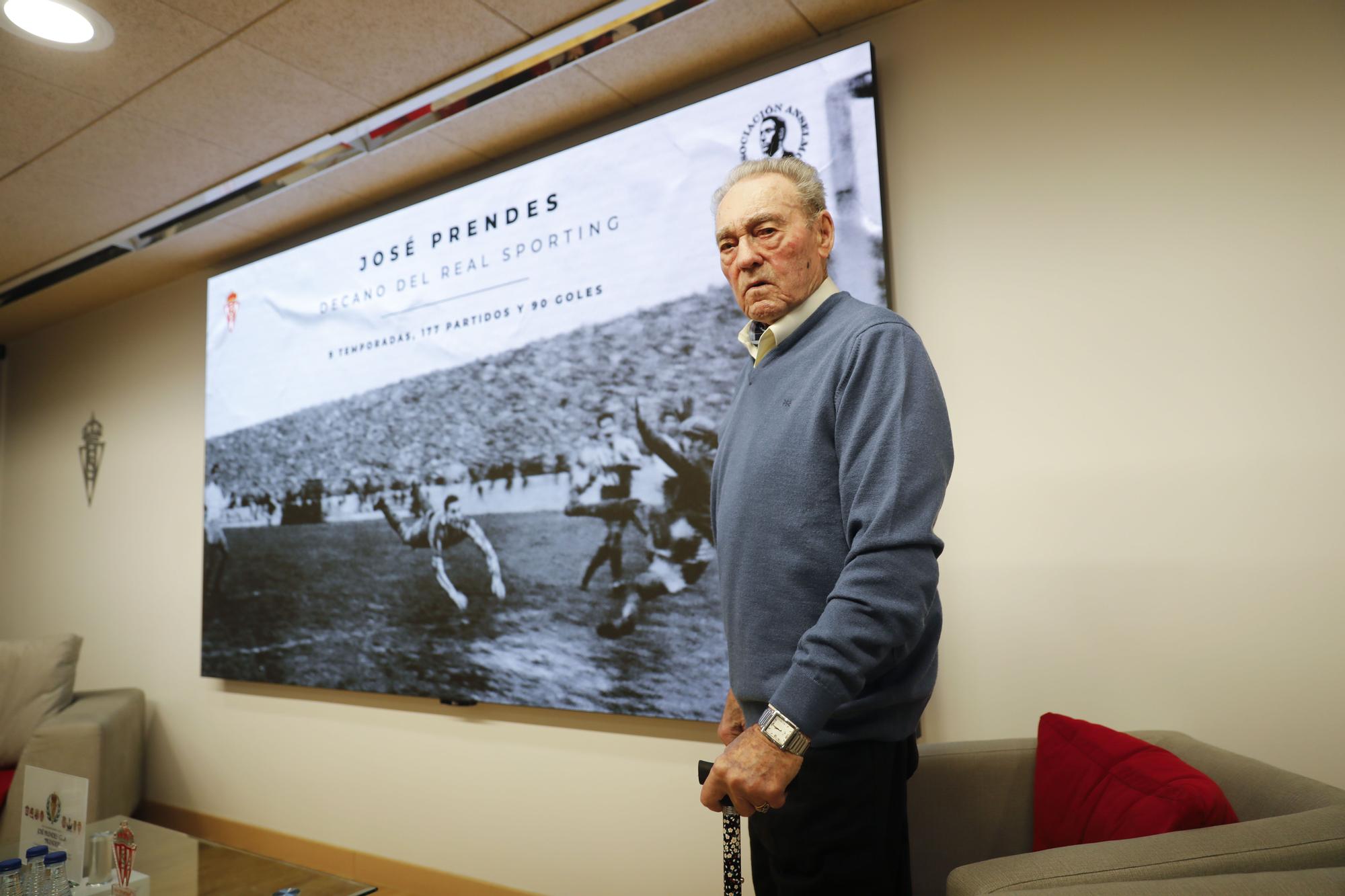 El homenaje del Sporting a Prendes, en imágenes