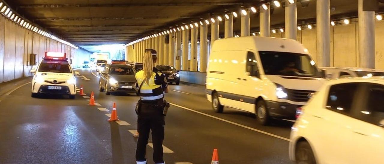 Control de tráfico en Barcelona