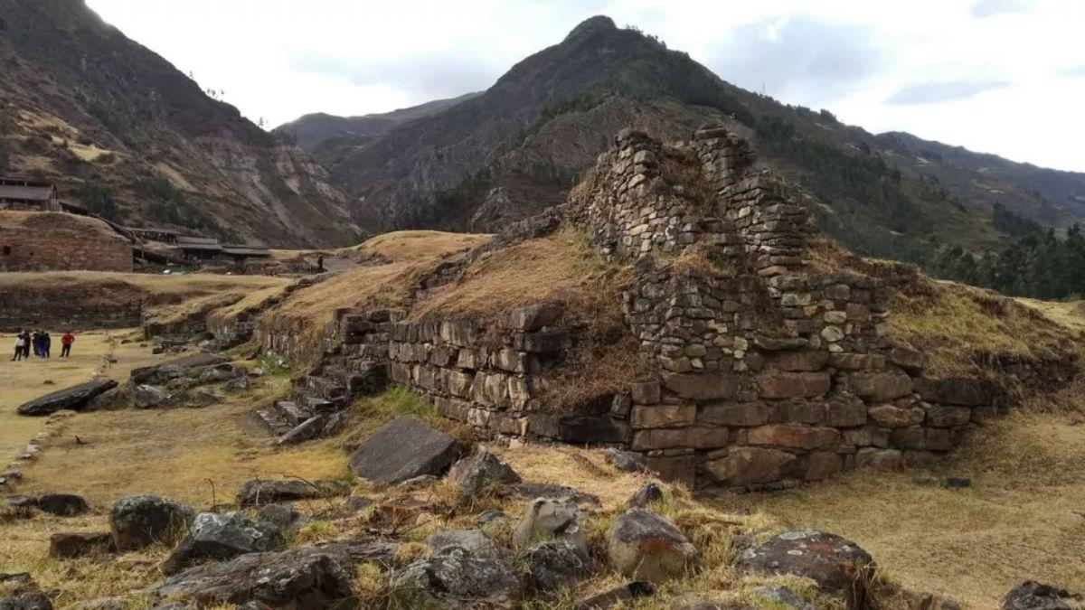 El complejo de templos de Chavín de Huántar, en Perú.