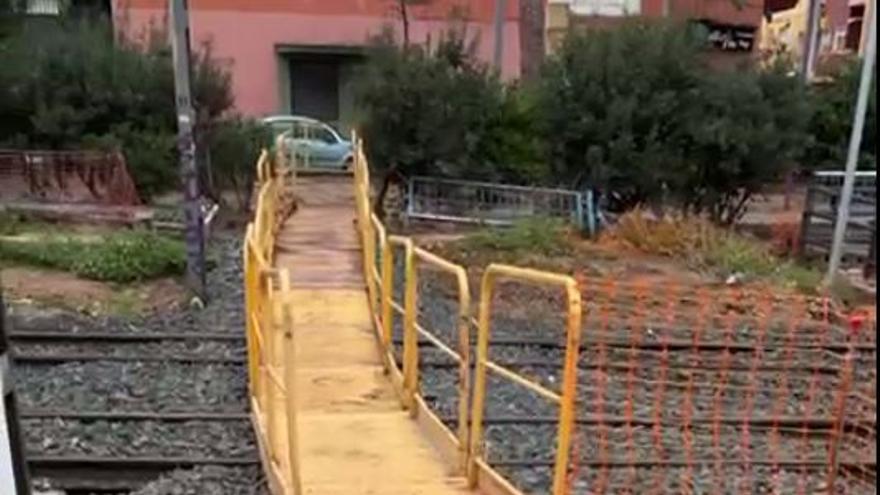 Nueva pasarela de FGV en Picanya