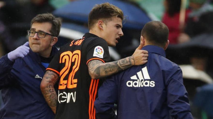 Santi Mina estará tres o cuatro semanas de baja