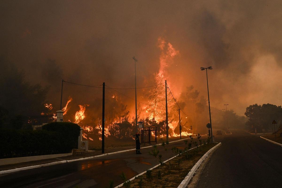 Nueva ola de incendios en Grecia Nueva ola de incendios en Grecia