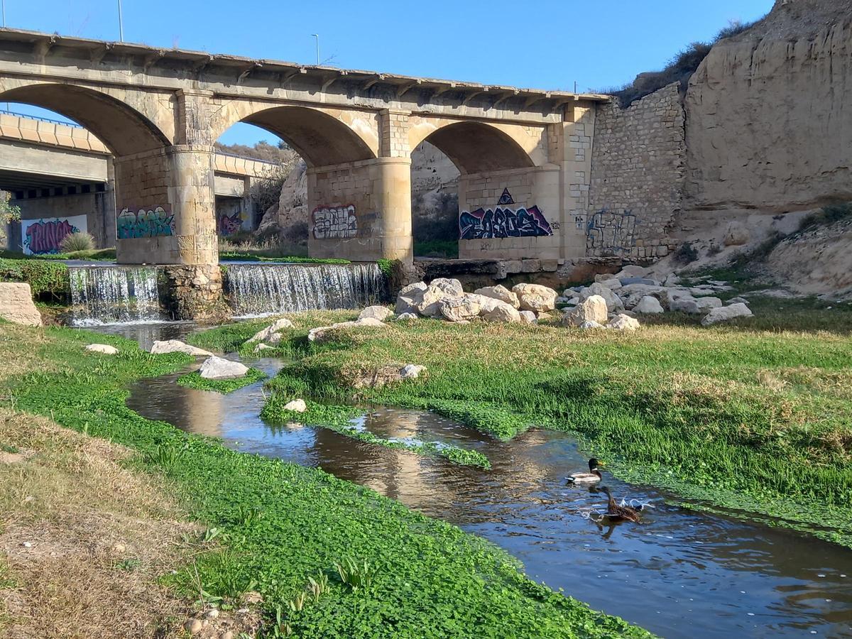 El río Montnegre a su paso por El Campello