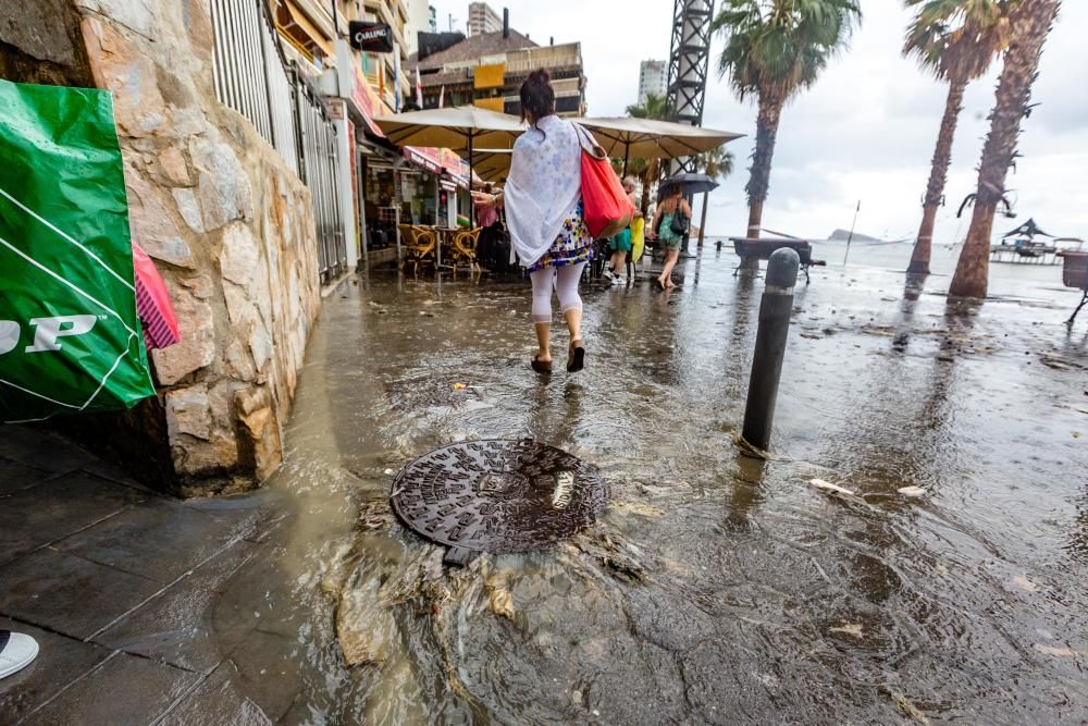 Tromba de agua en Benidorm