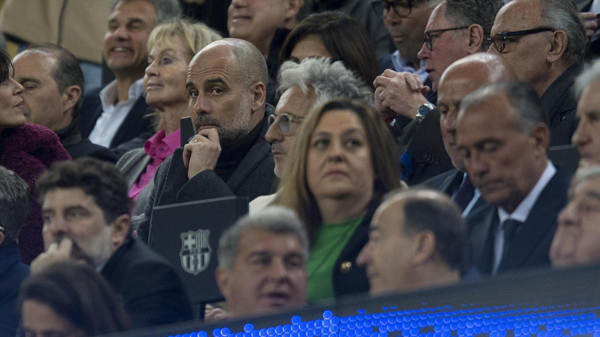 La defensa simbòlica de Guardiola La defensa simbòlica de Guardiola