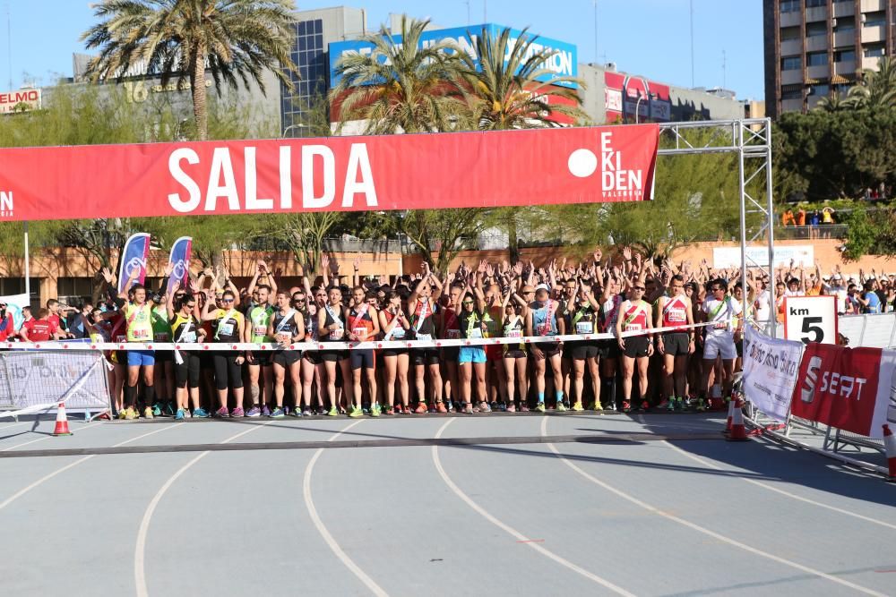 MARATÓN EKIDEN VALENCIA: Mediterránea, Serrano CA y RedoltaMIX se imponen en las tres categorías