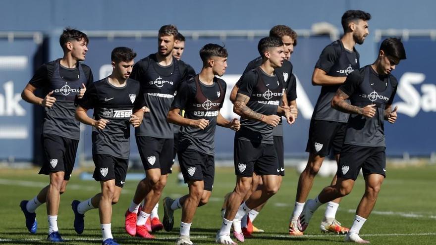 El conjunto costasoleño sigue en plena preparación del choque ante el Espanyol del próximo lunes.