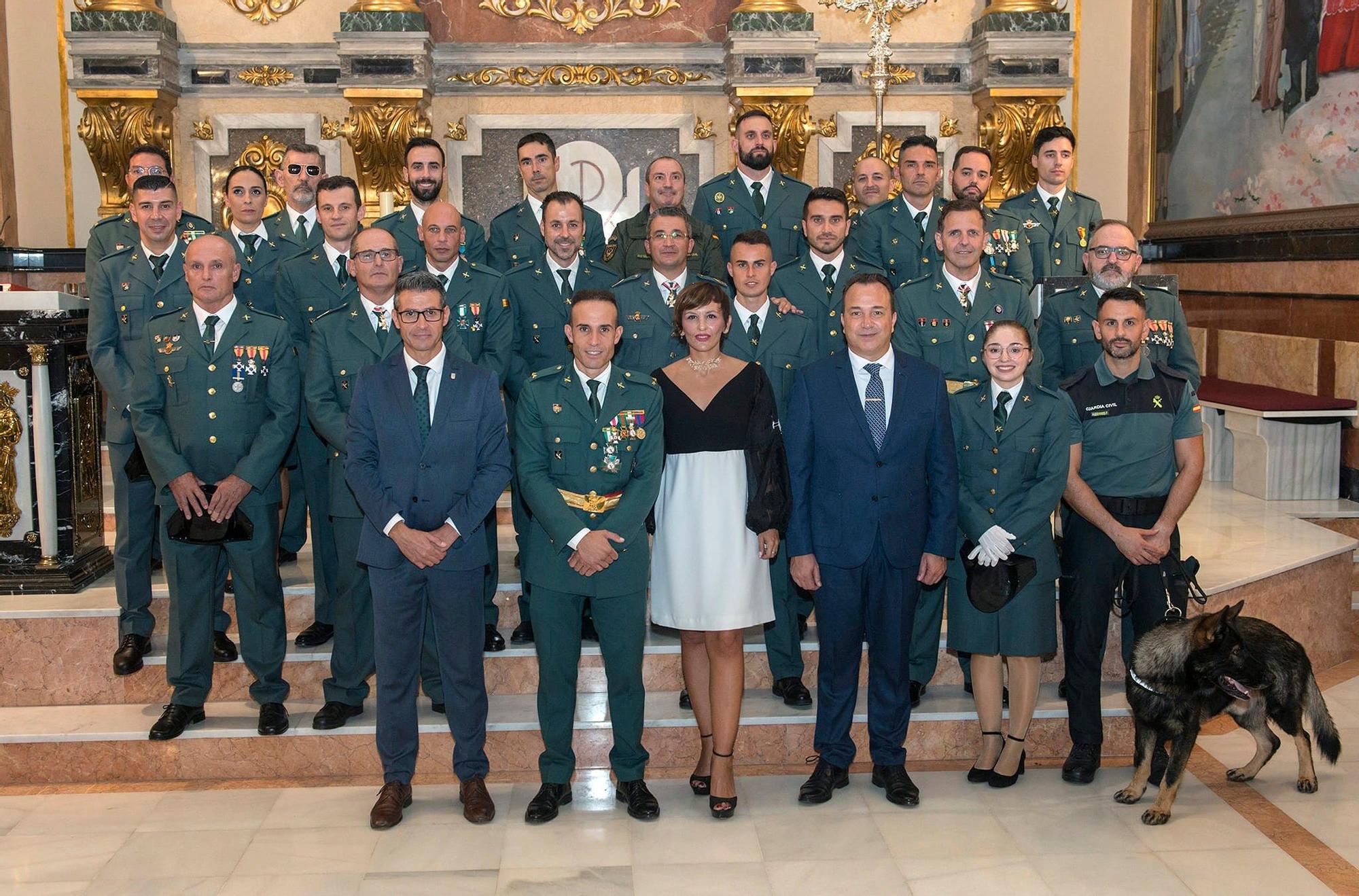 La Ribera se vuelca con la Guardia Civil el día de su patrona