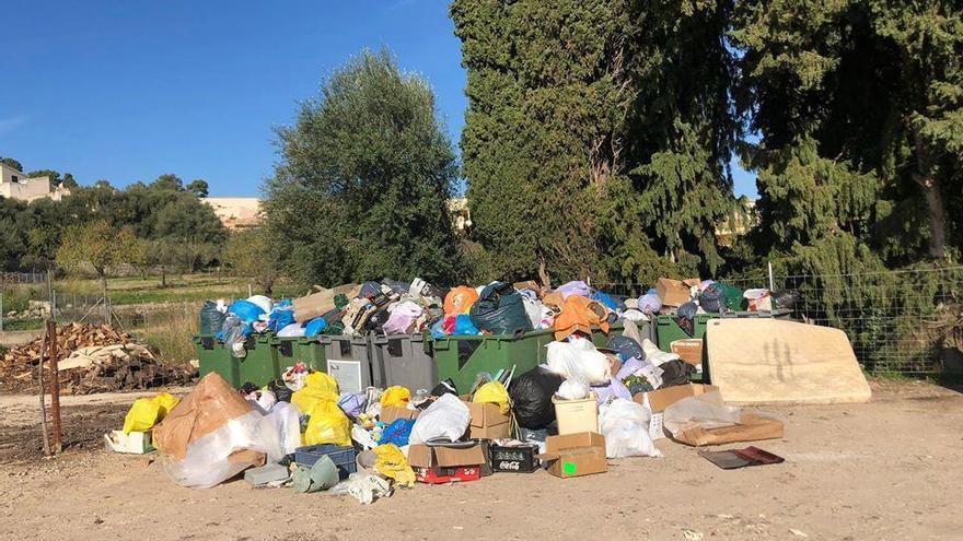 Los contenedores se han ubicado en la misma finca donde se construirÃ¡ el futuro colegio de Caimari.