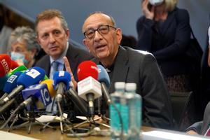 Omella, sobre los abusos en la Iglesia: Queremos esclarecer los sucesos del pasado. En la foto, Javier Cremades y Juan José Omella, durante la presentación de la auditoría sobre los abusos en la Iglesia.