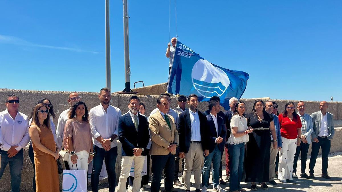 Acto de entrega de las banderas azules