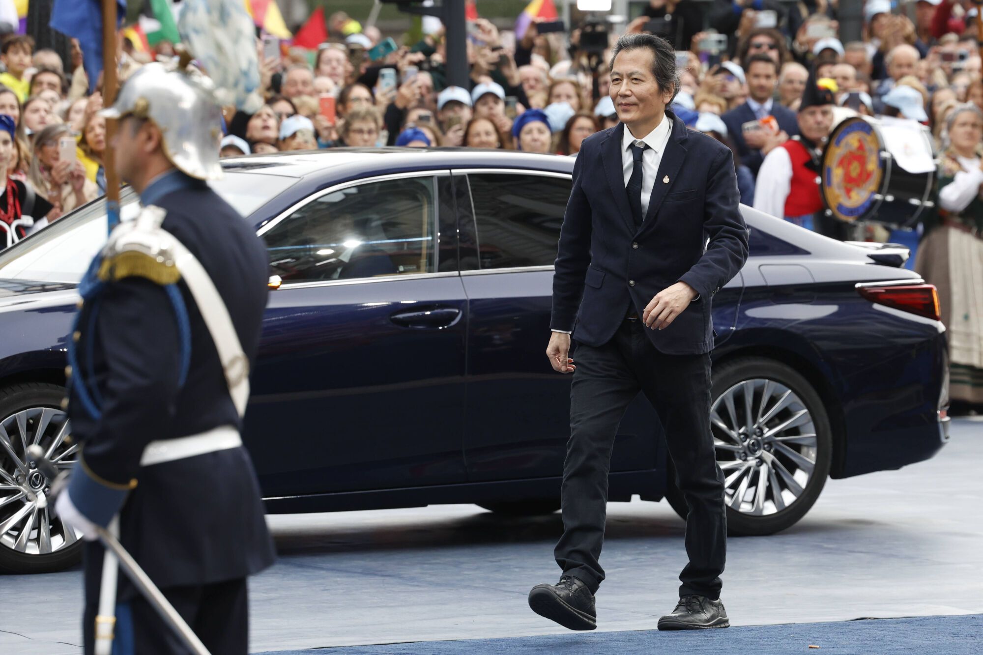 Premios Princesa. Entrada al teatro Campoamor de premiados. Kanon