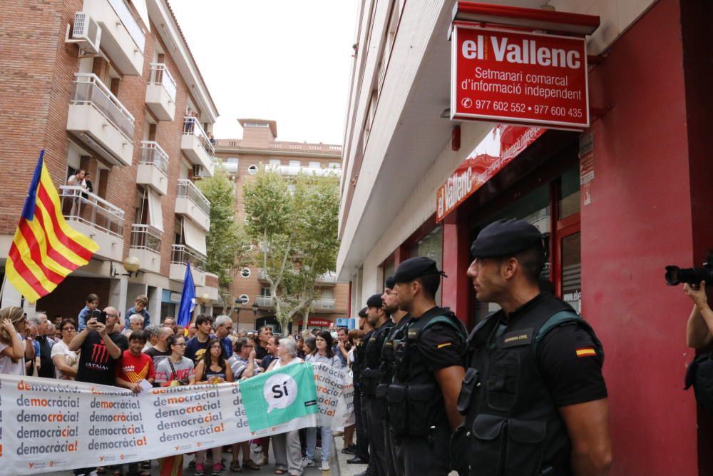 Escorcoll de la Guàrdia Civil a «El Vallenc»