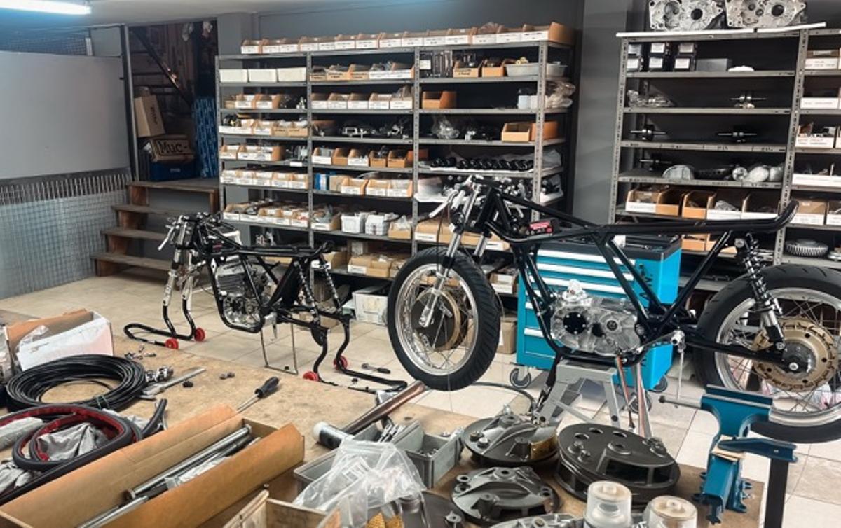 La arquitectura conserva muchos de los ingredientes que hicieron especiales a las grandes Bultaco de Gran Premio