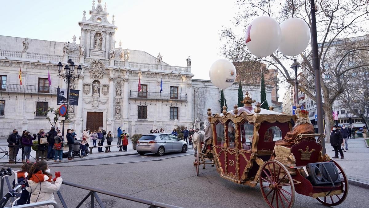 Cabalgata de Reyes en Valladolid el pasado 5 de enero.