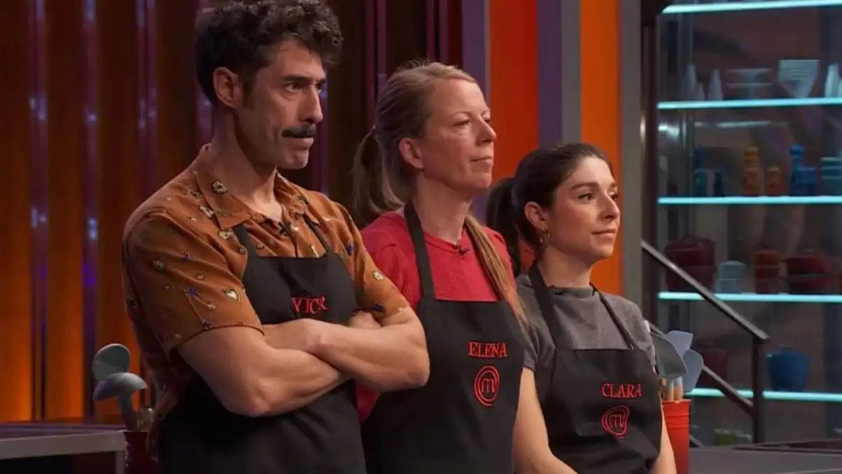 Víctor, Elena y Clara en 'MasterChef 13'