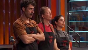 Víctor, Elena y Clara en MasterChef 13