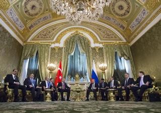 Putin y Erdogan pactan mantener la integridad territorial de Siria
