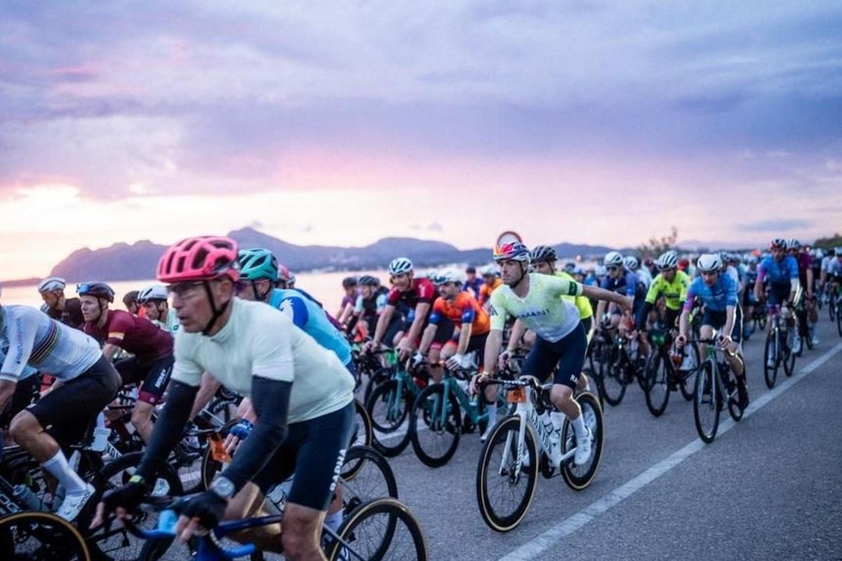 An dem Radrennen "Mallorca 312" nahmen am Samstag (26.4.) mehr als 8.000 Menschen teil