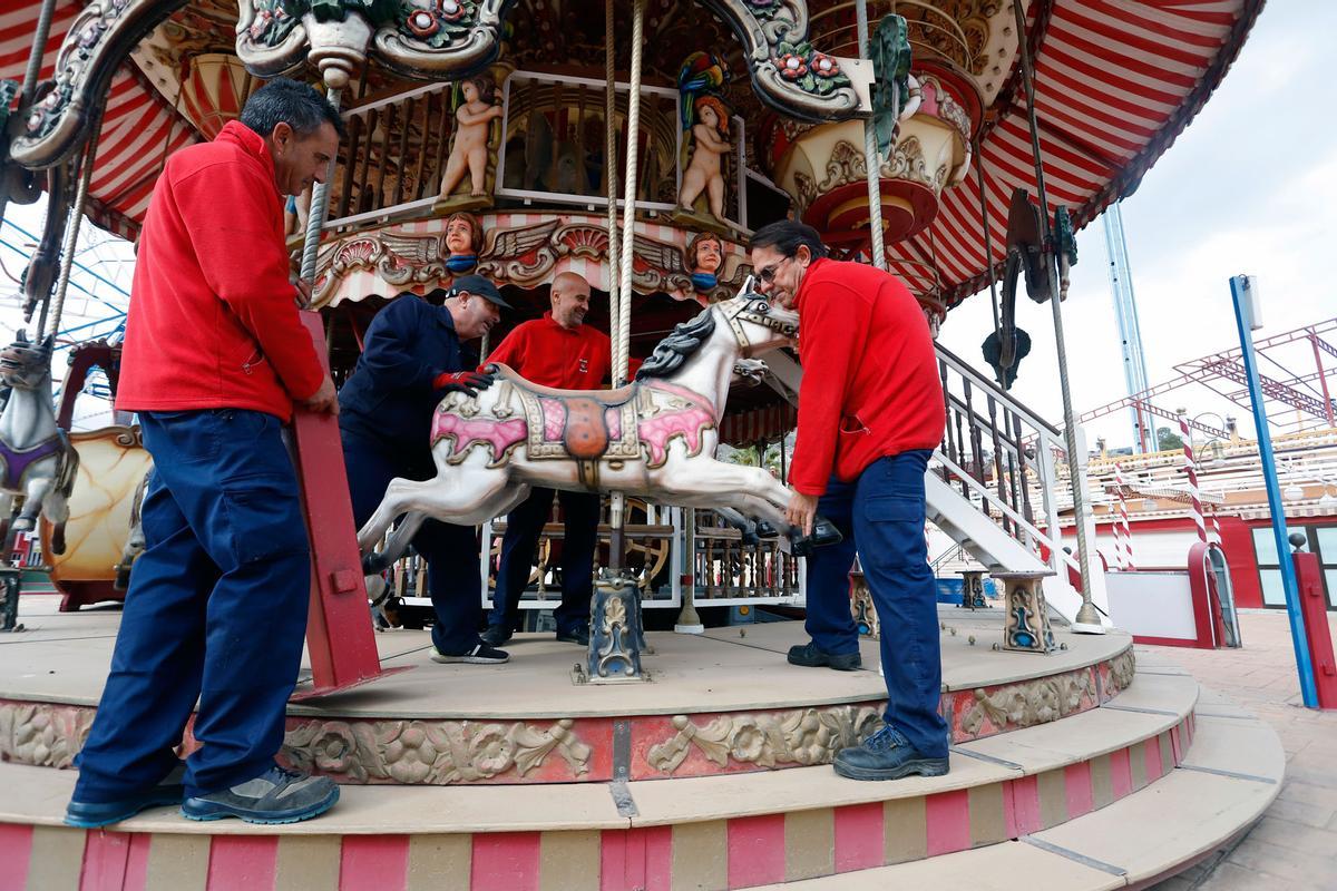 Instalaciones del parque de atracciones Tivoli World en Benalmádena