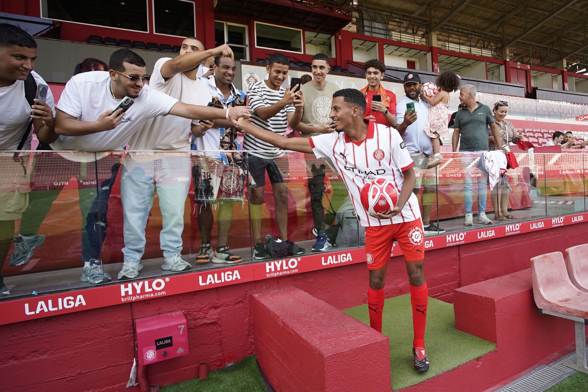 Girona Montilivi Presentació Ounahi, nou jugador del Girona FC