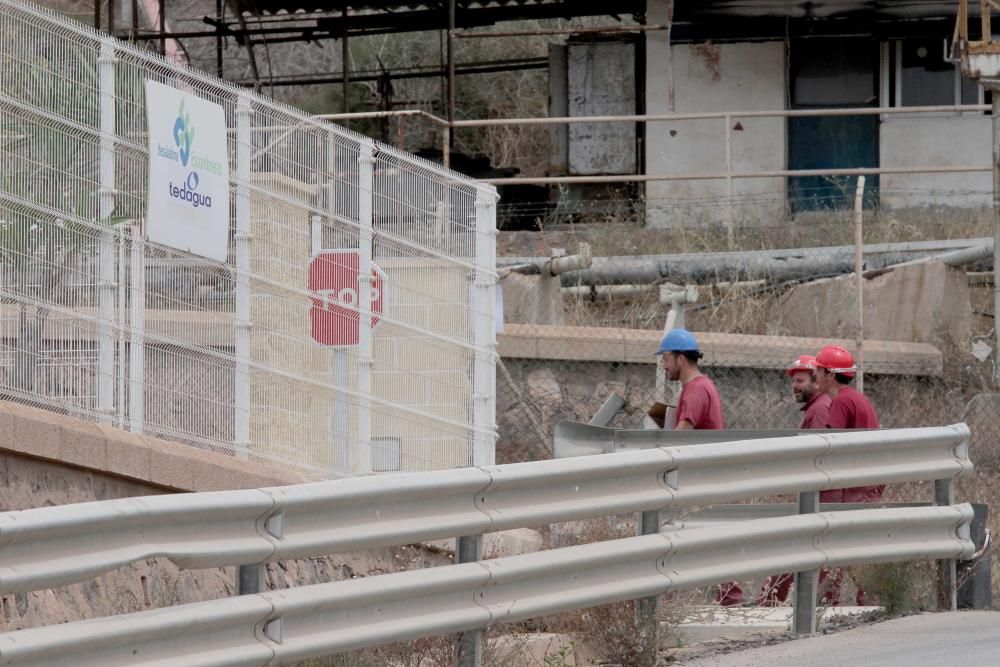 Registro en la desaladora de Escombreras