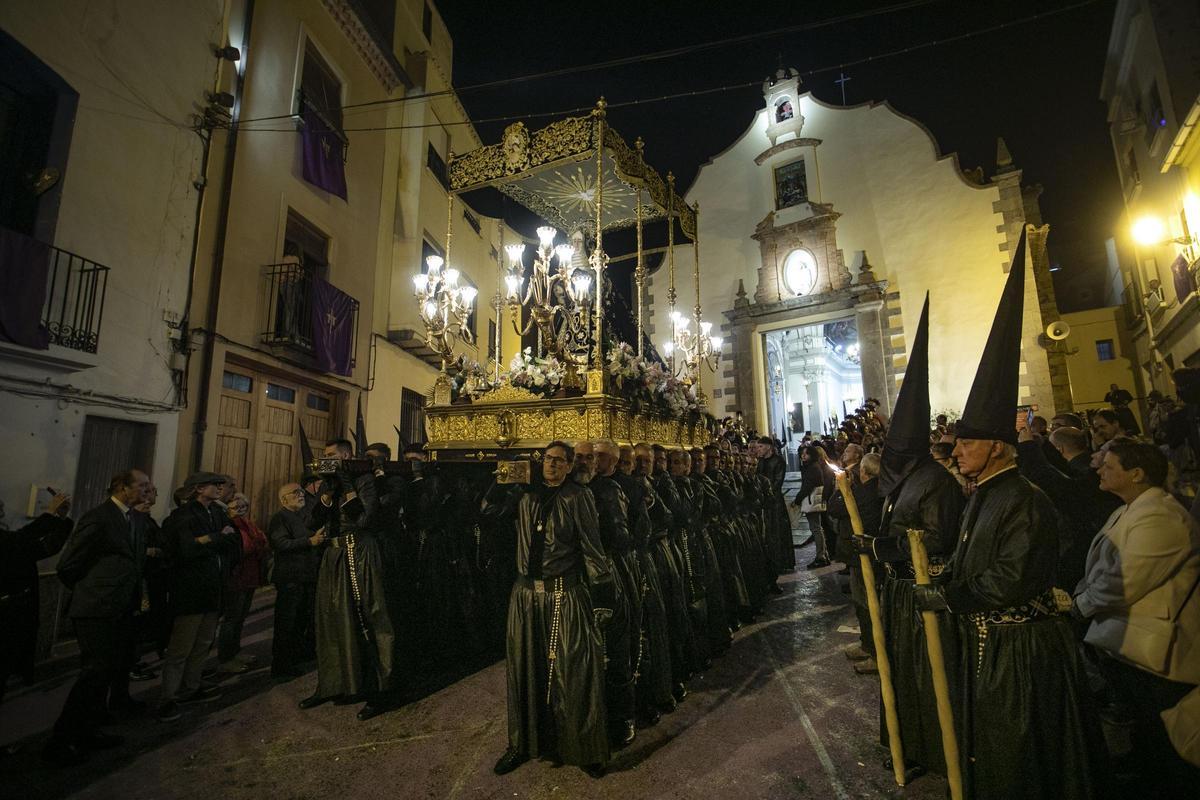 Procesión de Viernes Santo en Sagunt.