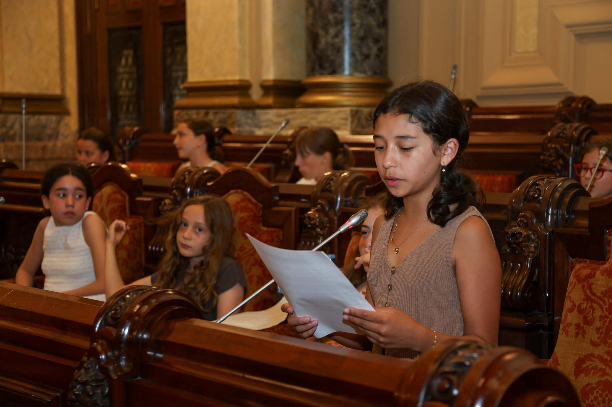 Pleno infantil en María Pita
