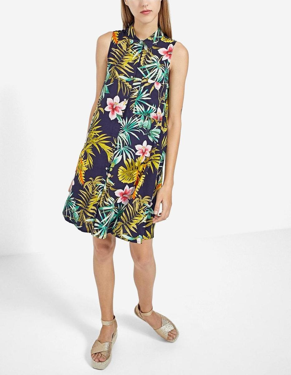 Vestido tropical de Stradivarius