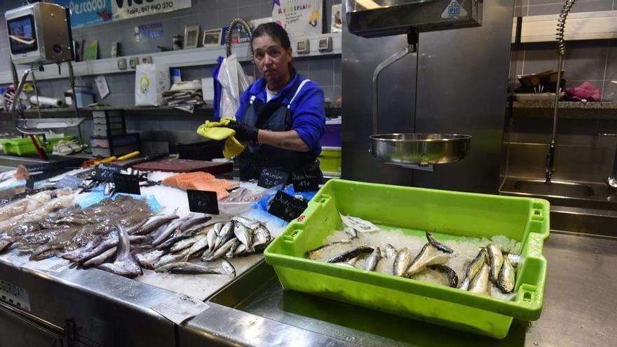 La venta de sardinas a dos semanas de San Juan, en A Coruña: "Non hai moita e vai carilla"