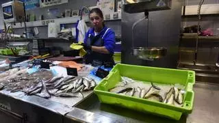 La venta de sardinas a dos semanas de San Juan, en A Coruña: "Non hai moita e vai carilla"