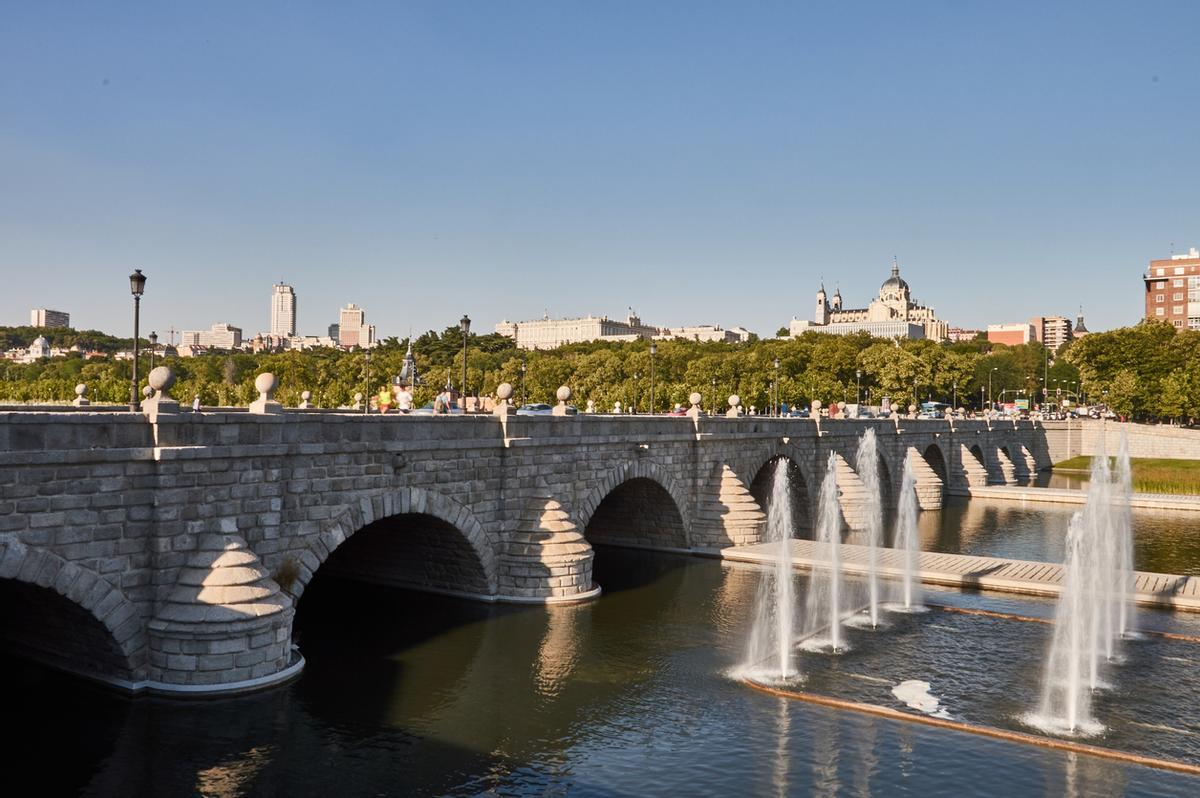 Juegos de agua de Madrid Río