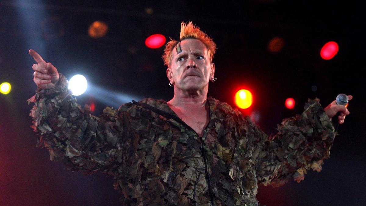 John Lydon, en el festival Sziget, en el 2008.