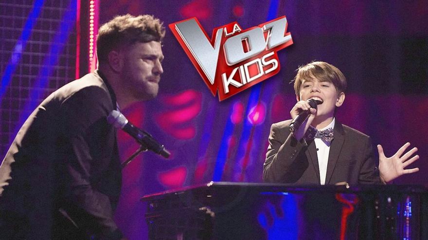 Pol Calvo, finalista de Pablo López, ganador de la tercera edición de &#039;La voz kids&#039; en Antena 3