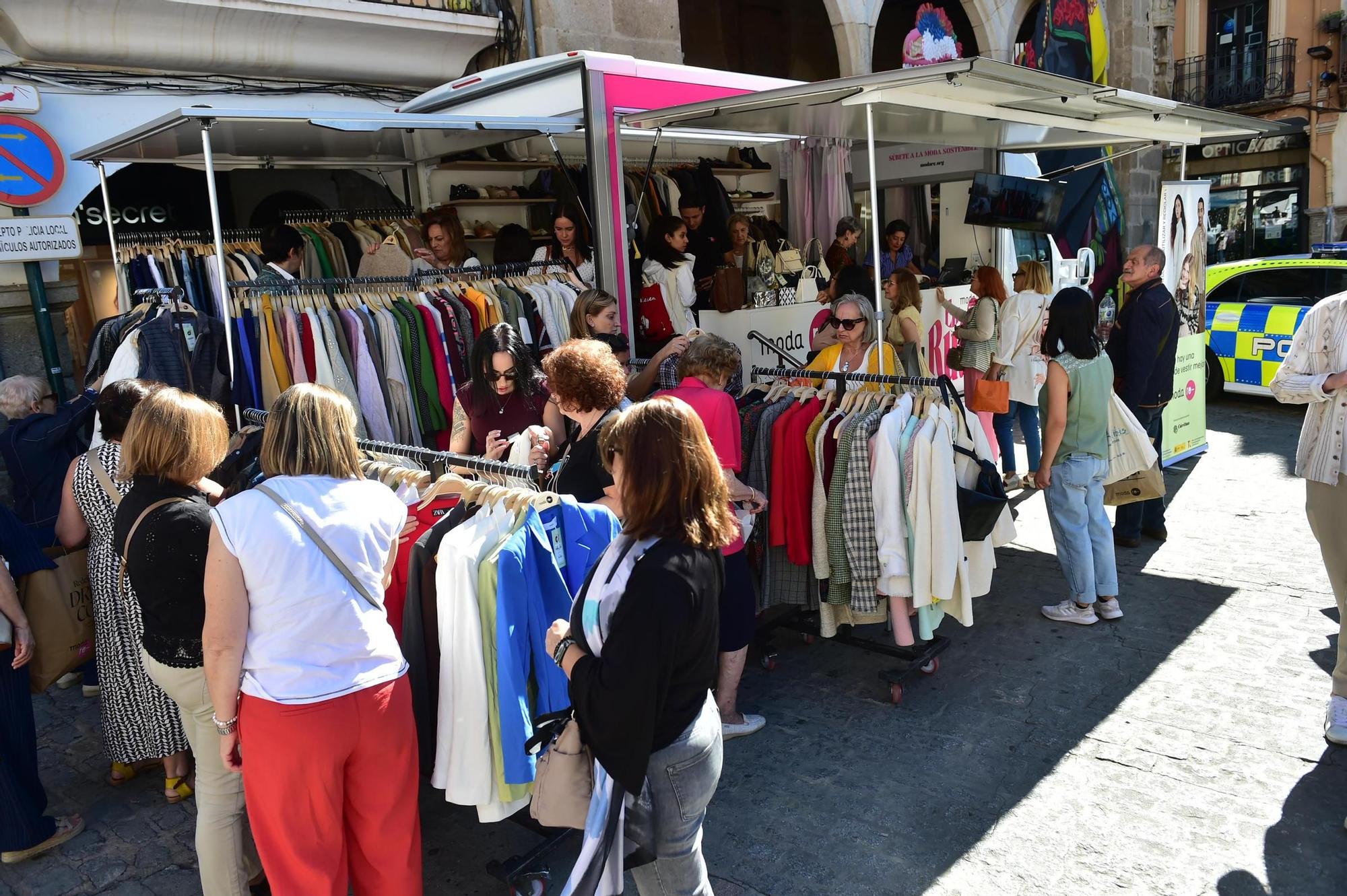Fotogalería | Plasencia inaugura Resotex, la feria que pone el foco en la moda sostenible