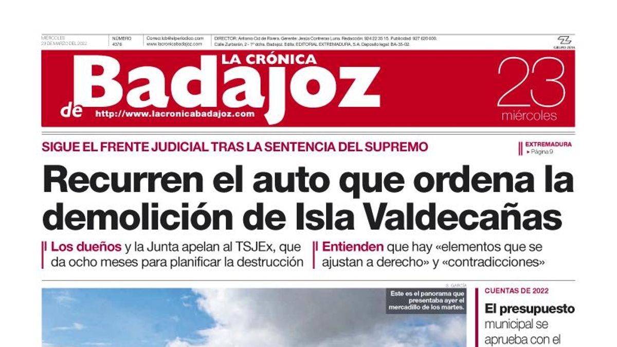Consulta la portada correspondiente al día 23 de marzo del 2022