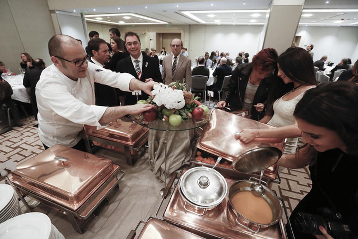 Sopar d’Acció de Gràcies a l’Hotel Hilton de Barcelona, dijous d’aquesta setmana. Sopar d’Acció de Gràcies a l’Hotel Hilton de Barcelona, dijous d’aquesta setmana.
