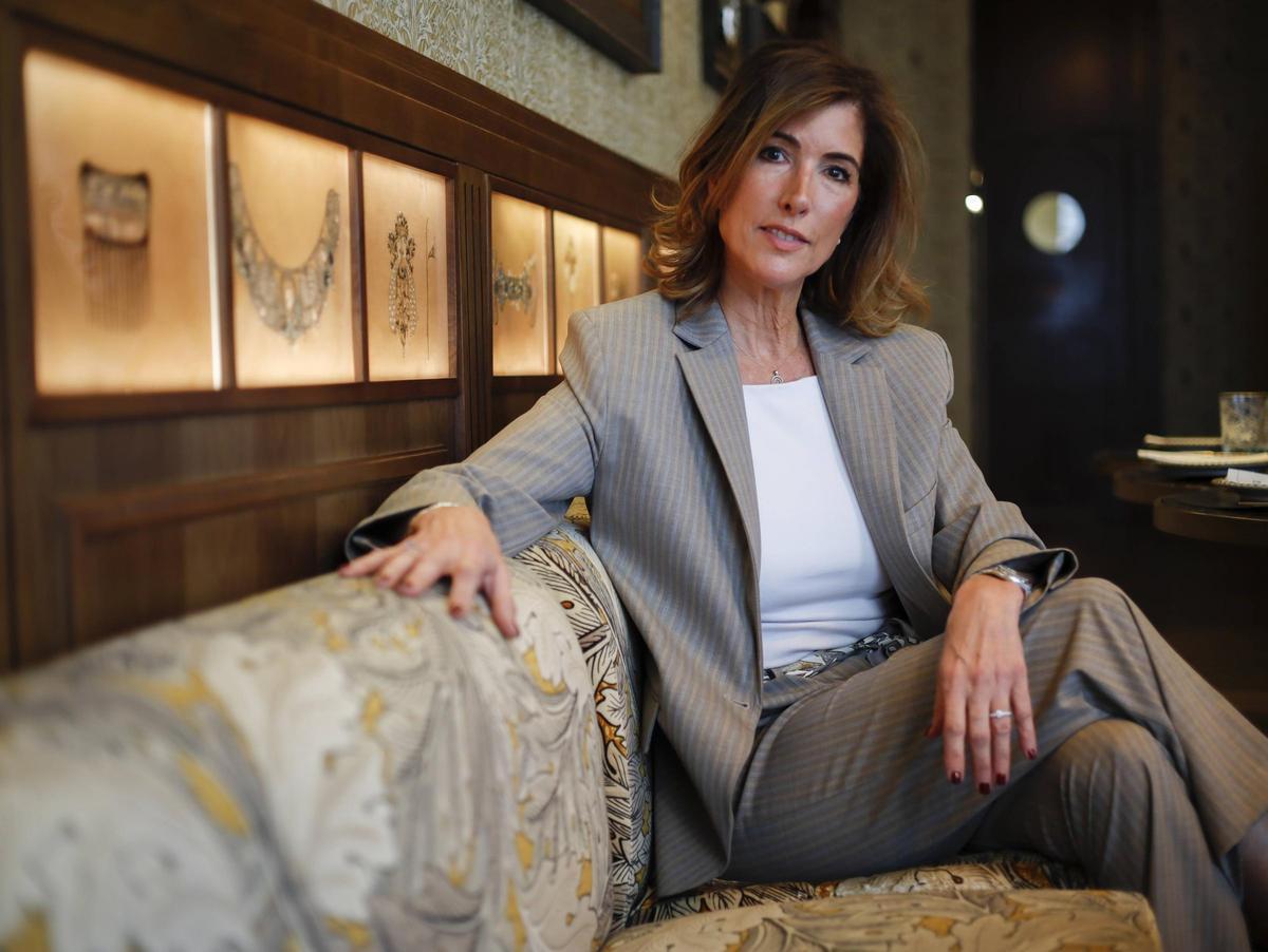 Mónica Bragado, hasta ahora presidenta del Consejo Social de la UPV en el lugar de la entrevista