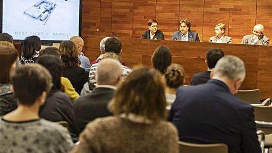 La presentació pública del projecte es va fer a la sala de plens de Cal Ferrer.